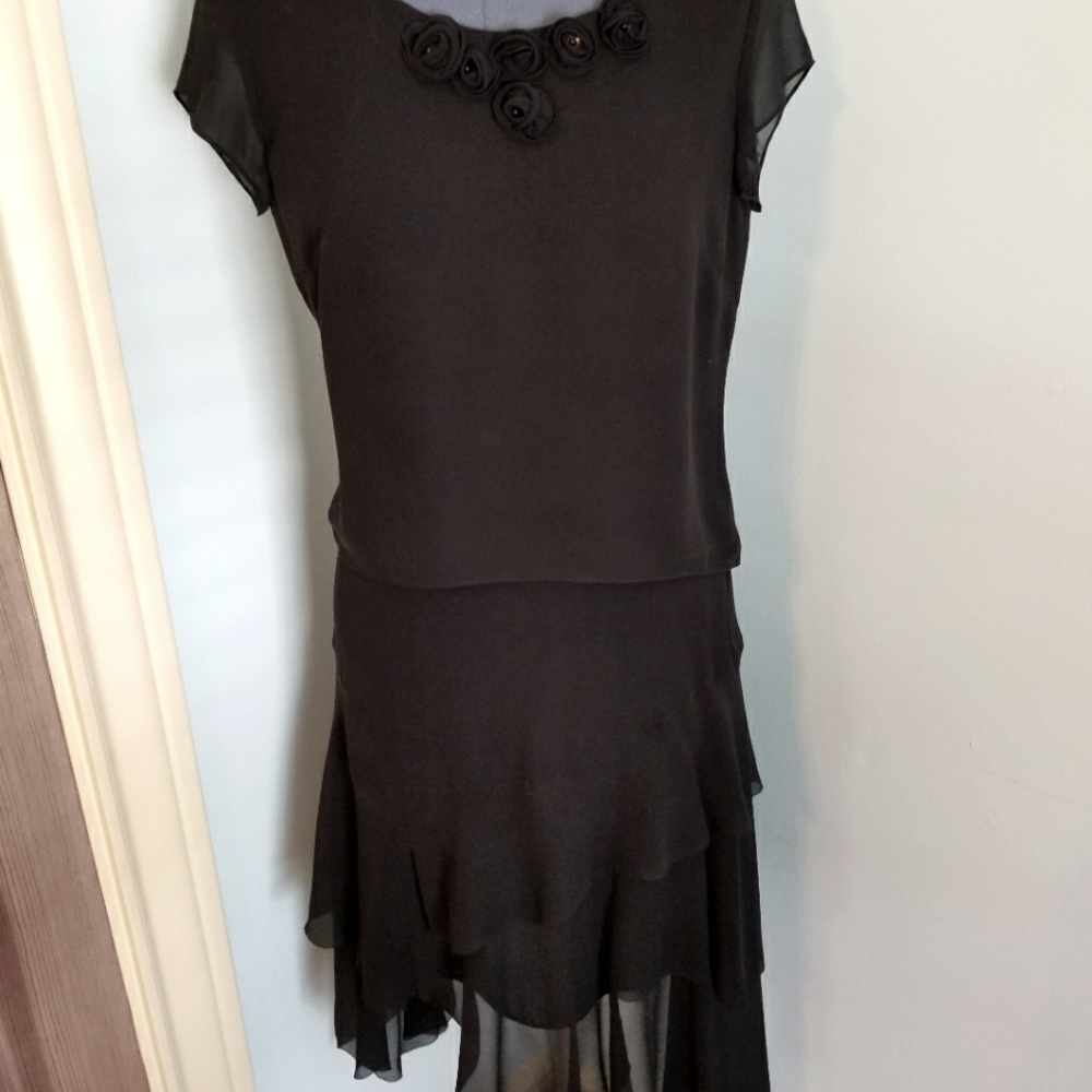 Black Silk Cynthia Howie Dress